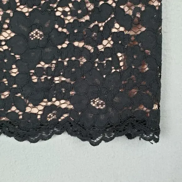 Aritzia Babaton Size XXS Lace Overlay Camisole Tank Top Black Modern Elegant - Picture 2 of 10